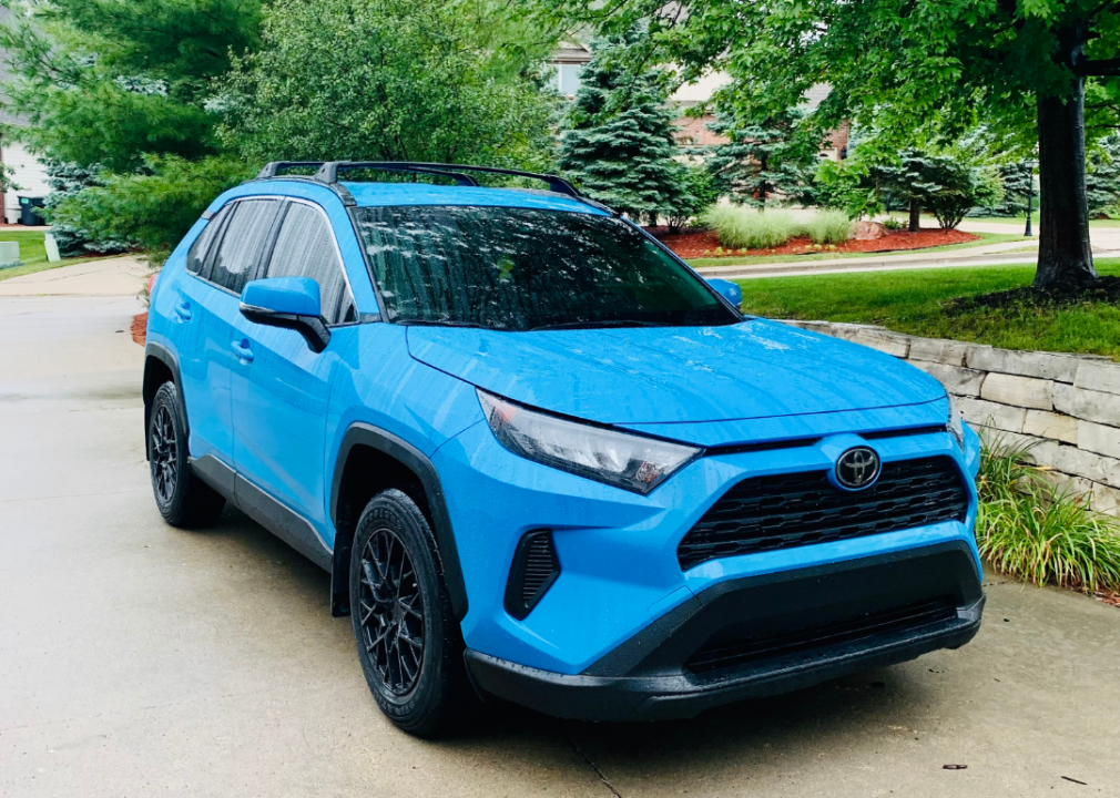 blue toyota