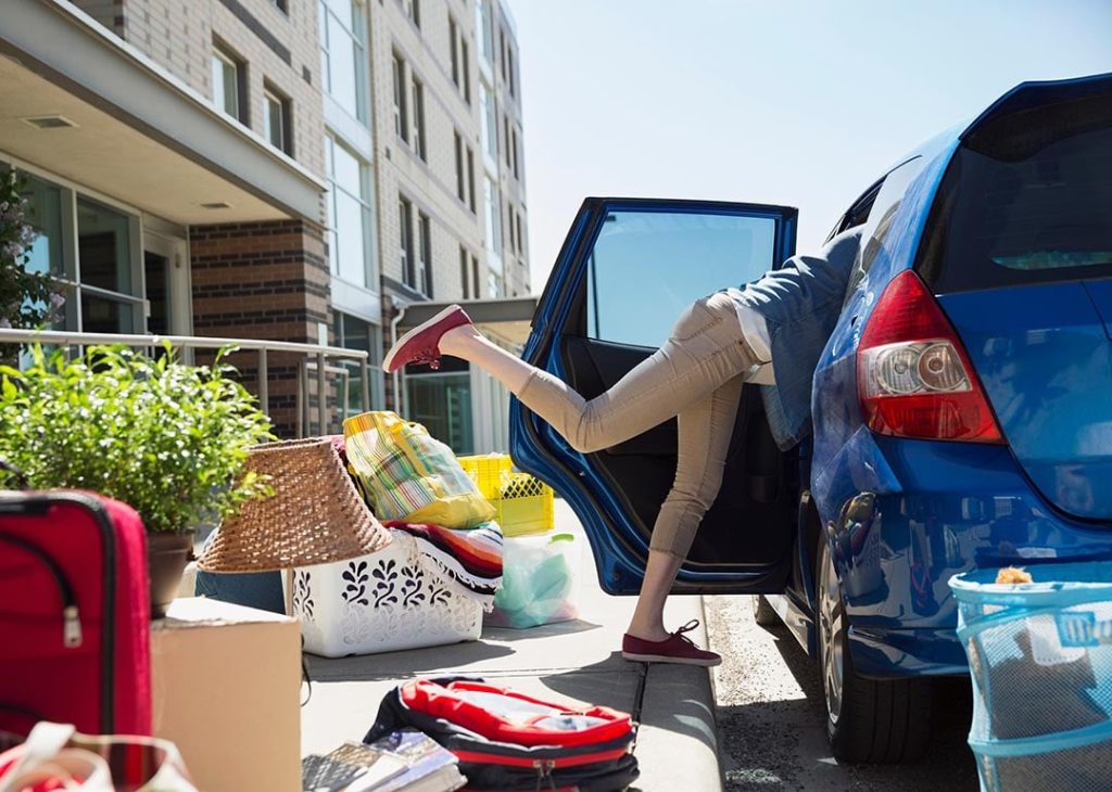 packing car for college